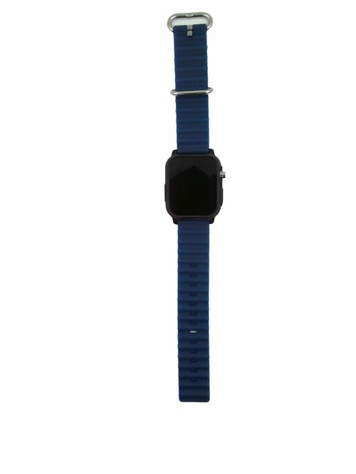 Наручные часы электронные LED Watch Ultra синий силиконовый ремешок