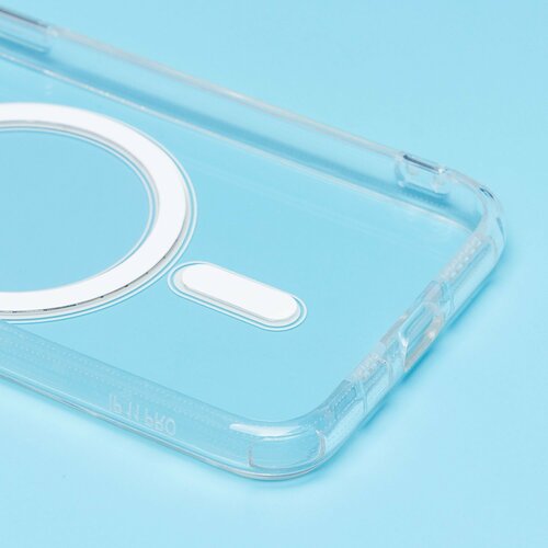 Накладка Apple iPhone 11 Pro прозрачный с защитой камеры силикон SafeMag - 5
