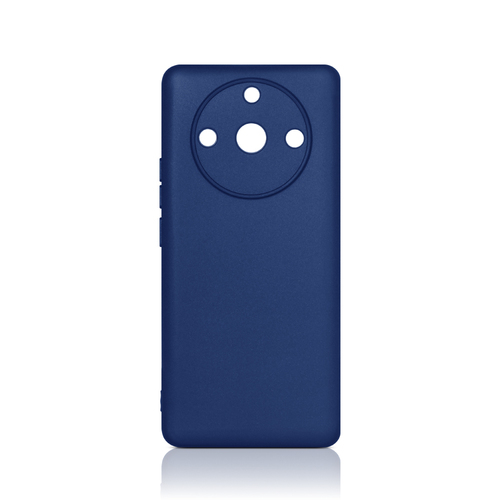 Накладка Realme 11 Pro/Narzo 60 Pro синий матовый силикон DF Однотонный