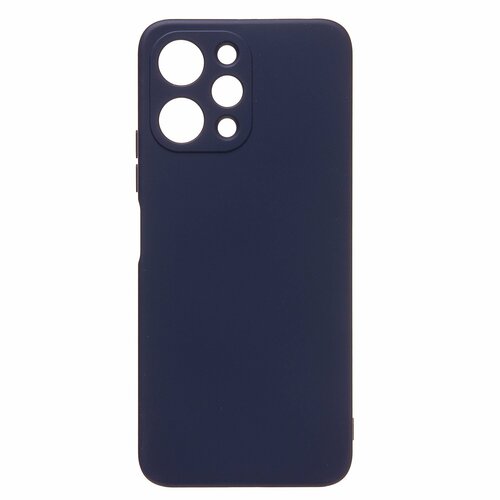 Накладка Xiaomi Redmi 12 темно-синий Silicone Case Full без лого