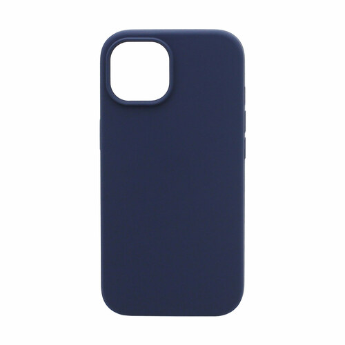 Накладка Apple iPhone 15 темно-синий Silicone Case Full без лого