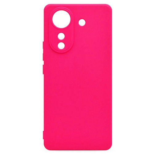 Накладка Xiaomi Poco C65/Redmi 13C ярко-розовый Silicone Case Full без лого