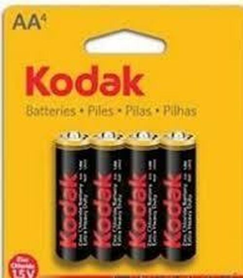 Батарейка Kodak R06 (AA) BL4 солевая
