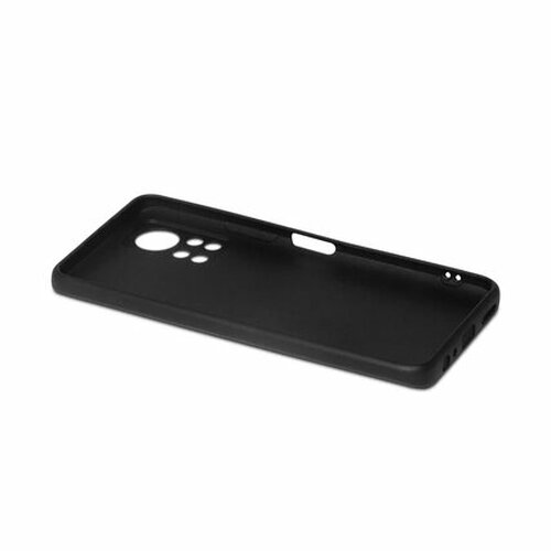 Накладка Infinix Hot 11s NFC черный матовый силикон DF Однотонный - 4
