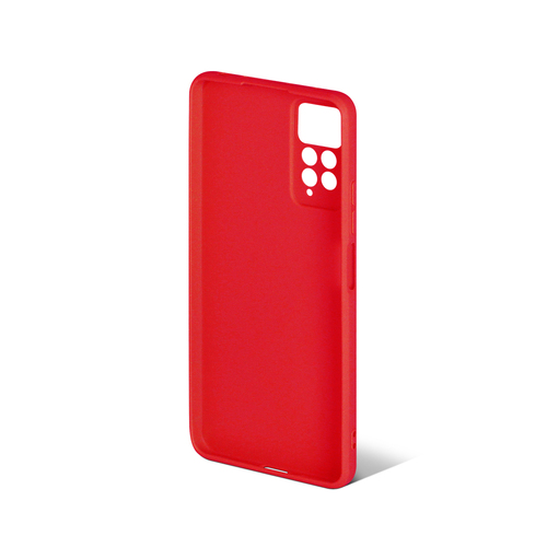 Накладка Xiaomi Redmi Note 11 Pro/Note 11 5G/Note 12 Pro 4G красный матовый силикон DF Однотонный - 2