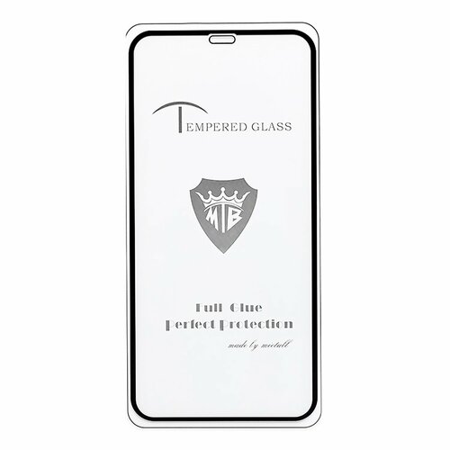 Защитное стекло Apple iPhone 11/XR черный FullGlue Brera - 2
