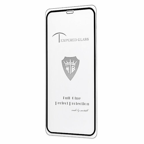 Защитное стекло Apple iPhone 11/XR черный FullGlue Brera - 3