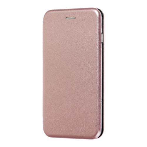 Чехол-книжка Xiaomi Poco C55/Redmi 12C розовое золото горизонтальный Fashion Case