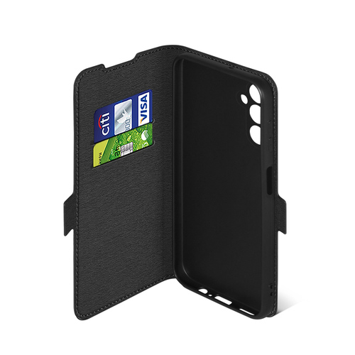 Чехол-книжка Samsung A24 черный горизонтальный DF - 4