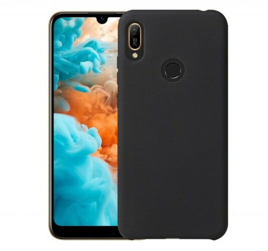 Накладка Huawei Honor 8A/8A Pro/Y6 2019/Y6 Prime 2019/Y6S черный Silicone Case без лого