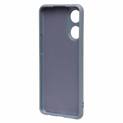 Накладка Oppo Reno 8T 4G серый Silicone Case Full без лого - 3