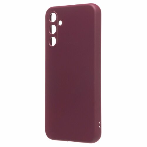 Накладка Samsung A34 бордовый Silicone Case Full без лого - 2