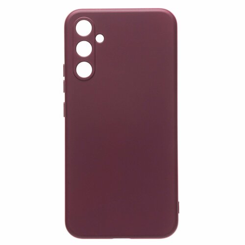 Накладка Samsung A34 бордовый Silicone Case Full без лого