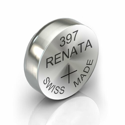 Батарейка Renata 397/SR726SW BL1 серебряно-цинковая