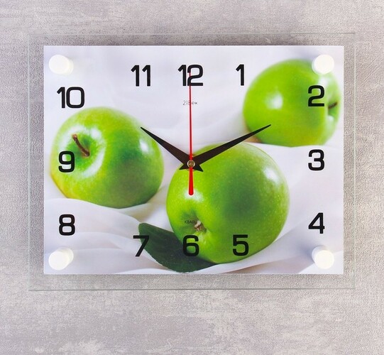 Настенные часы прямоугольные 