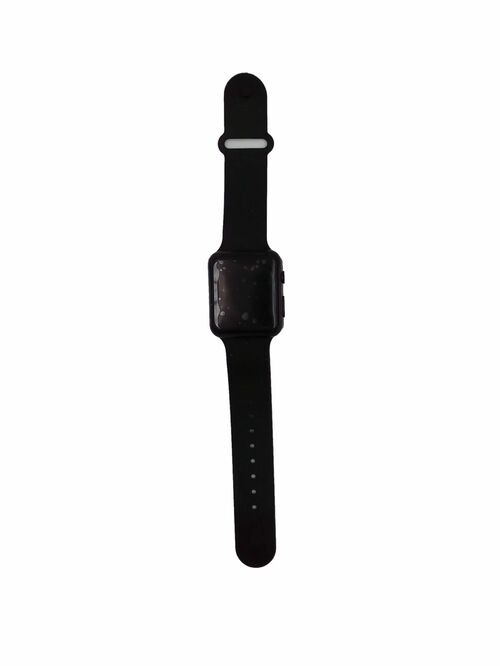 Наручные часы электронные LED Watch Ultra черный силиконовый ремешок