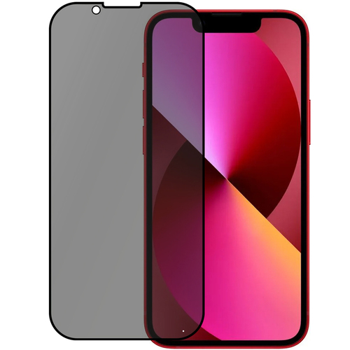 Защитное стекло Apple iPhone 13 mini черный FullGlue антишпион PERO - 2
