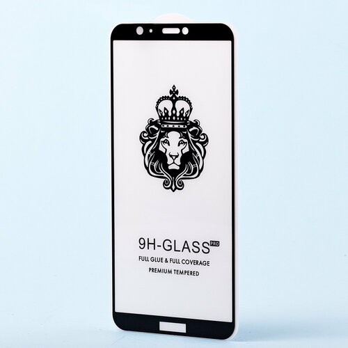 Защитное стекло Huawei P Smart черный FullGlue Brera - 2