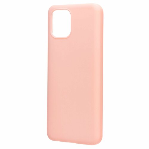 Накладка Xiaomi Redmi A1/A2 светло-розовый матовый с бортиком вокруг камеры силикон Однотонный - 2