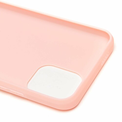 Накладка Xiaomi Redmi A1/A2 светло-розовый матовый с бортиком вокруг камеры силикон Однотонный - 7