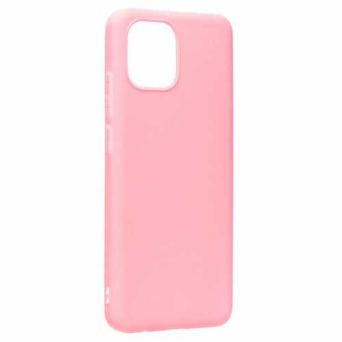 Накладка Xiaomi Redmi A1/A2 розовый матовый с бортиком вокруг камеры силикон Однотонный - 3