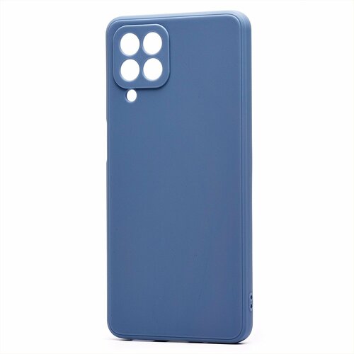 Накладка Samsung M53 серый Silicone Case Full без лого - 2