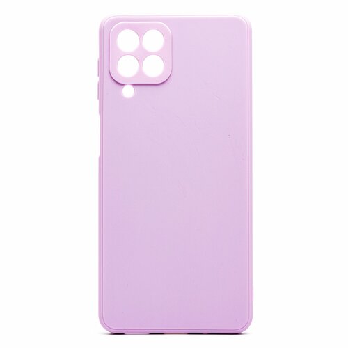 Накладка Samsung M53 сиреневый Silicone Case Full без лого