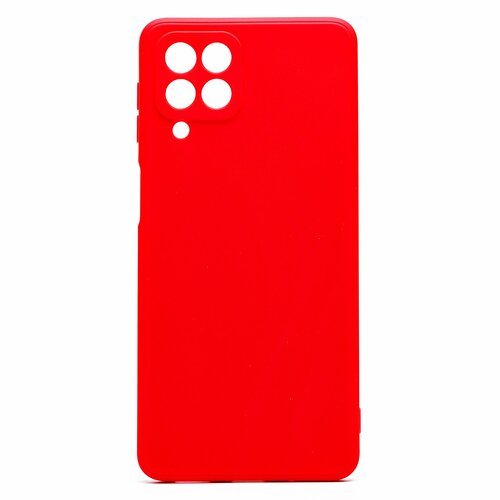 Накладка Samsung M53 красный Silicone Case Full без лого