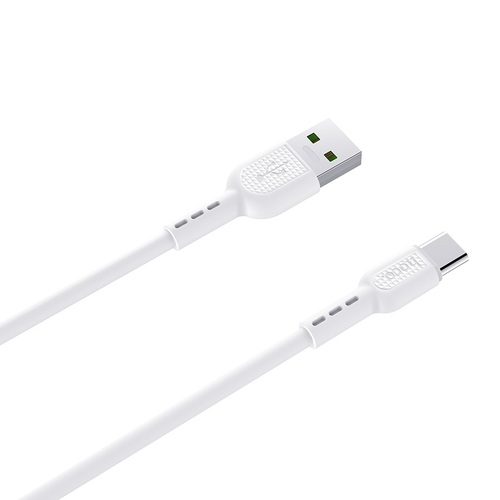 Кабель USB - Type-C HOCO X33 белый 5A 1 м. VOOC