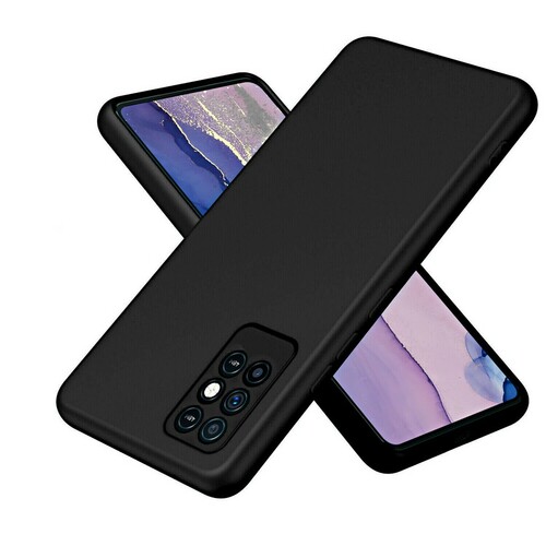 Накладка Infinix Note 10 Pro черный Silicone Case Full без лого