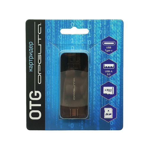 Картридер Орбита OT-PCR26 USB/Type-C/Lightning microSD/SD - 3