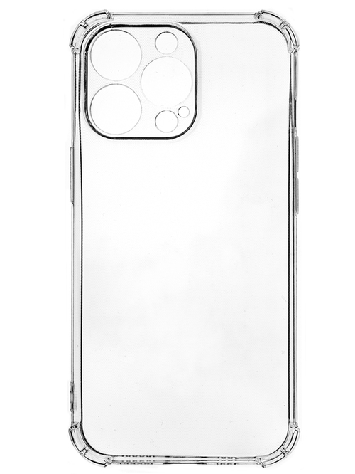 Накладка Apple iPhone 13 Pro прозрачный с защитой камеры силикон PERO Противоударный