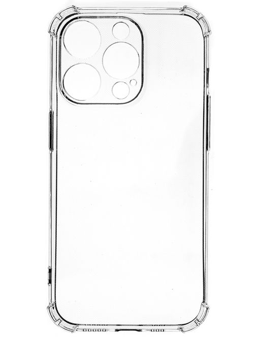 Накладка Apple iPhone 14 Pro прозрачный с защитой камеры силикон PERO Противоударный