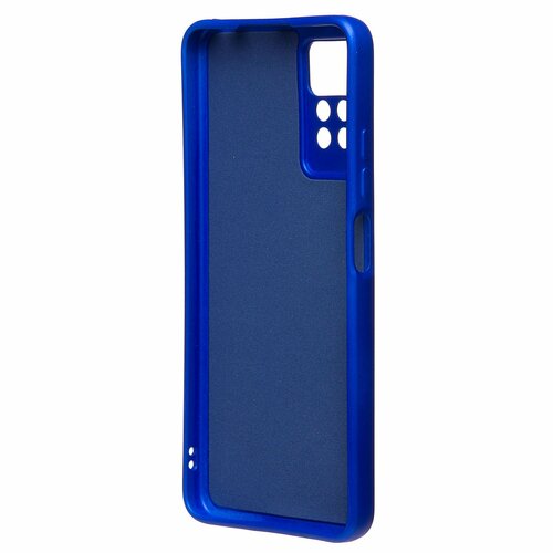 Накладка Xiaomi Redmi Note 12 Pro 4G синий Silicone Case Full без лого - 3
