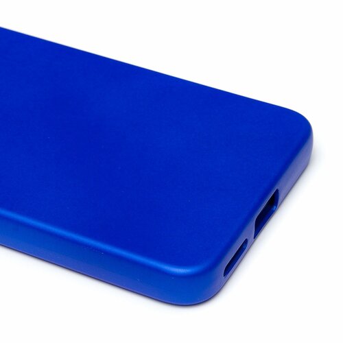 Накладка Xiaomi Redmi Note 12 Pro 4G синий Silicone Case Full без лого - 5