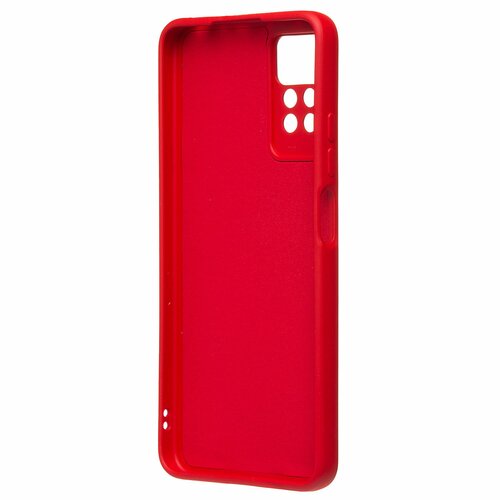 Накладка Xiaomi Redmi Note 12 Pro 4G красный Silicone Case Full без лого - 3