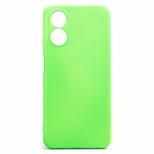 Накладка Oppo A17K зеленый Silicone Case Full без лого