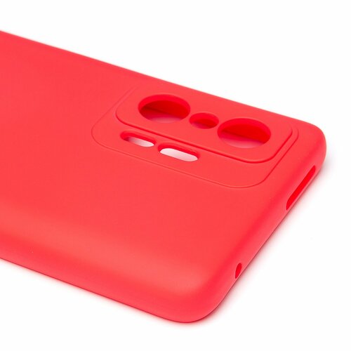Накладка Xiaomi Mi11T/Mi11T Pro розовый Silicone Case Full без лого - 4