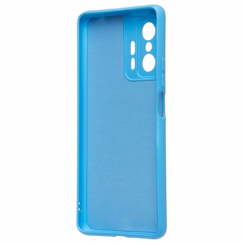 Накладка Xiaomi Mi11T/Mi11T Pro голубой Silicone Case Full без лого - 3