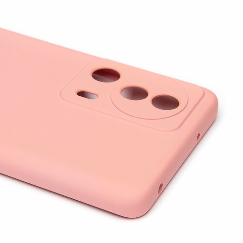 Накладка Xiaomi 13 Lite светло-розовый Silicone Case Full без лого - 4