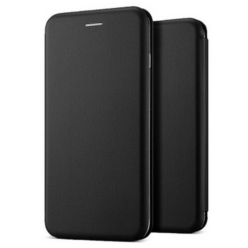 Чехол-книжка Tecno Spark 10 Pro черный горизонтальный Fashion Case - 2