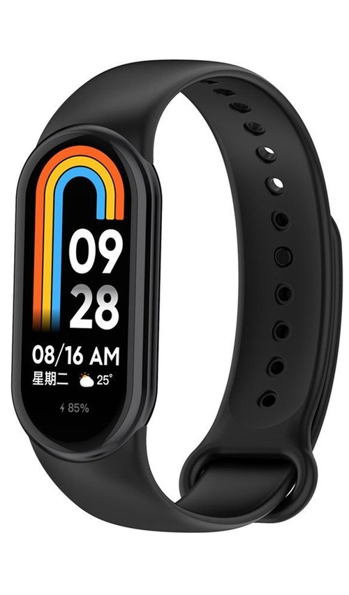 Ремешок Xiaomi Mi Band 8 силикон черный