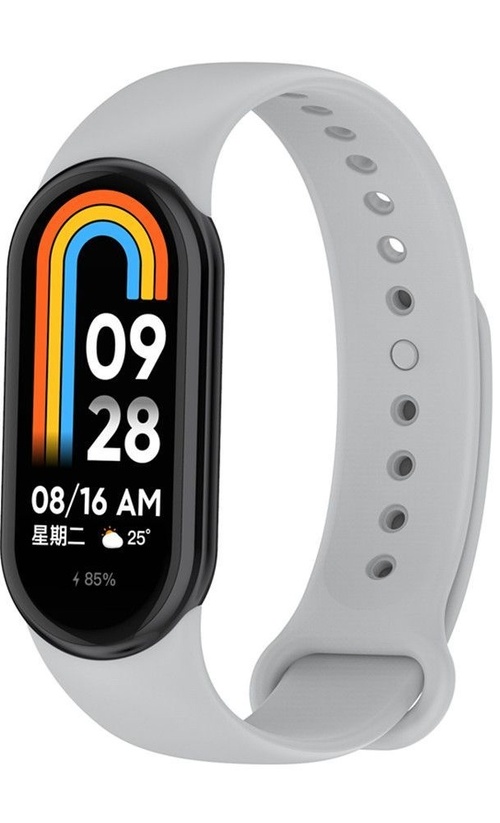 Xiaomi Mi Band 8 силикон серый