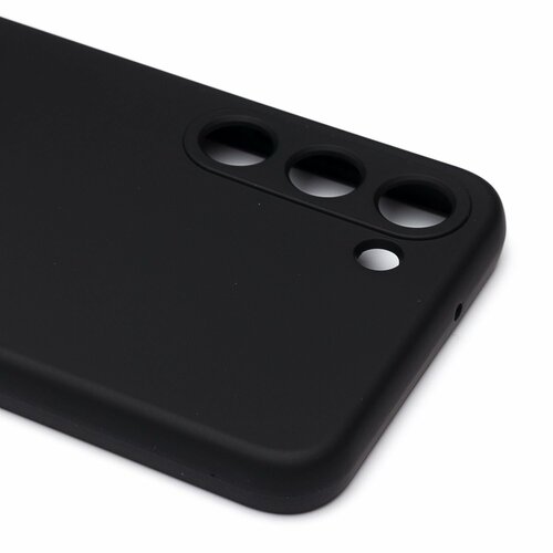 Накладка Samsung S23 Plus черный Silicone Case Full без лого - 4