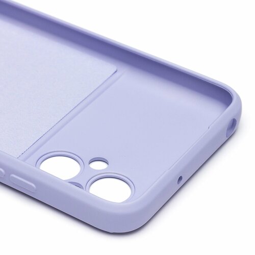 Накладка Xiaomi Poco M5 сиреневый Silicone Case Full без лого - 7