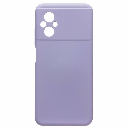 Накладка Xiaomi Poco M5 сиреневый Silicone Case Full без лого