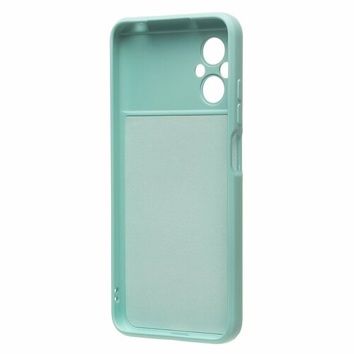 Накладка Xiaomi Poco M5 мятный Silicone Case Full без лого - 3