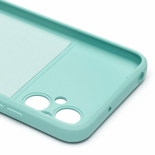 Накладка Xiaomi Poco M5 мятный Silicone Case Full без лого - 7