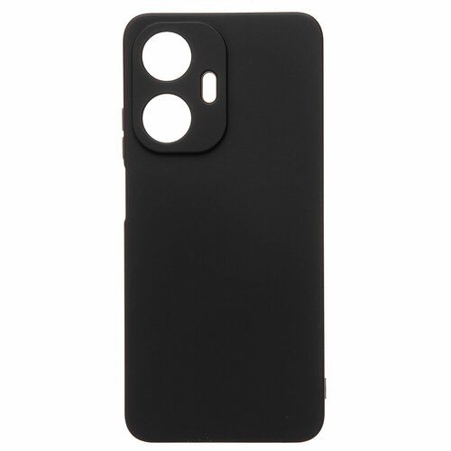 Накладка Realme C55 черный Silicone Case Full без лого