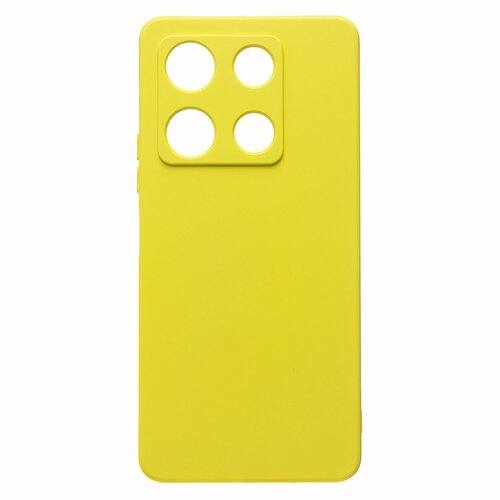 Накладка Infinix Note 30 Pro желтый Silicone Case Full без лого